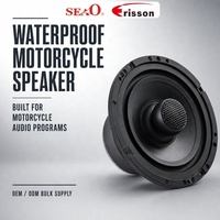 Haut-parleurs de moto personnalisables de 6,5 pouces, étanches IPX6, anti-buée, avec conception de moule exclusif, atelier indépendant, OEM ODM