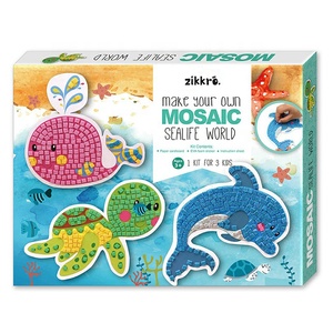 Bambini ragazze ragazzi <span class=keywords><strong>Space</strong></span> Insect Sealife Animal Color Box EVA Mosaic Art Kit perfetto per arti e mestieri fai da te - Product Image 4