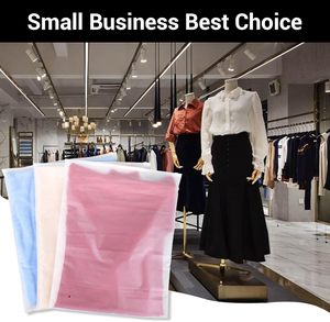 Tùy chỉnh in logo quần áo bao bì Dây Kéo Túi trượt Zip khóa t Áo sơ mi đồ lót mờ đóng gói quần áo túi nhựa - Product Image 4