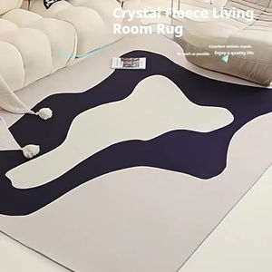 Alfombra de terciopelo de cristal para el hogar a precio de fábrica para dormitorio, alfombras lavables de alta calidad para Hotel - Product Image 6