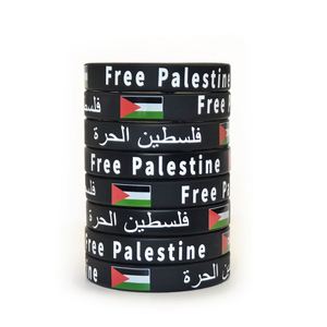 Pulsera de Silicona con la Bandera de Palestina, Personalizable con Logotipo Impreso o Grabado, Creativa e Impermeable - Product Image 5