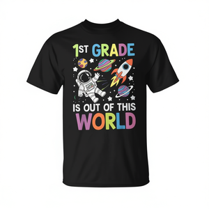 Camiseta de regreso a la escuela para profesores de primer grado, con temática espacial, increíblemente genial - Product Image 2