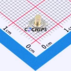 TSE05314-040D541UJ-R1000 Tactile Switch SMD-4P,5.1x5.1mm Switch Single Pole Single Throw Round Button 2.8N 5.1mm - Product Image 1