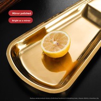 YolecenGolden Plateau de service en acier inoxydable, repose-cuillère, pince alimentaire, plateau à condiments, pince de buffet, support de vaisselle, porte-couverts