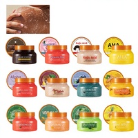 All-English Best-Selling Sugar Salt Body Scrub Exfoliating Whitening Face & Body Use Jar Packaging 350g