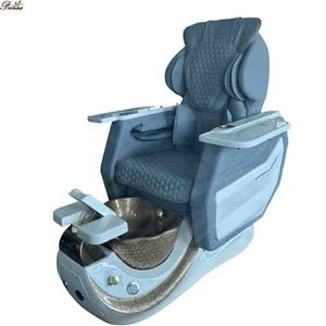 Silla de spa de manicura y pedicura individual <span class=keywords><strong>con</strong></span> respaldo de ala para salón de belleza <span class=keywords><strong>con</strong></span> armario de almacenamiento - Product Image 3