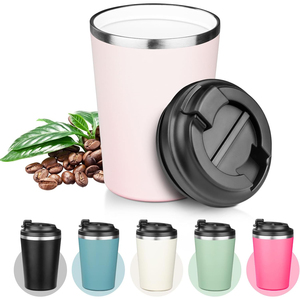 Tazas Térmicas de Acero Inoxidable de Doble Pared con Recubrimiento en Polvo y Logotipo Personalizado, las Más Vendidas, para Té y Café, al por Mayor - Product Image 1