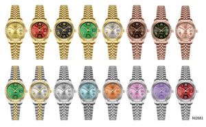 Nibosi 2681 Relojes de lujo para niñas Reloj dorado de acero inoxidable para mujer Reloj de cuarzo de moda con correa de acero para mujer - Product Image 6