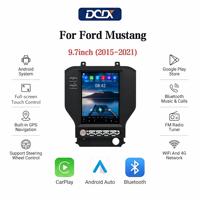 Radio para Auto con Pantalla Vertical Tesla de 9.7 Pulgadas para Ford Mustang (2015-2021), con Unidad Principal Inalámbrica Multimedia Android Auto y CarPlay BT