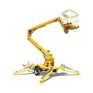 Plataforma Elevadora Araña Remolcable de 8-10-12-14-16-18-20m con Motor para Venta, Elevador de Brazo Plegable Profesional - Product Image 1