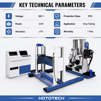 HOTOTECH Testeur de siège auto, machine d'essai de résistance aux chocs pour appuie-tête et dossier de siège automobile UN R17