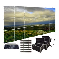 Écran LED de location haute luminosité couleur, mur vidéo LED en aluminium suspendu et empilable pour événements et concerts en extérieur