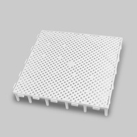 Pelat Filter Undergravel Akuarium Persegi, Partisi Plastik Food-Grade untuk Penempatan Pasir di Dasar