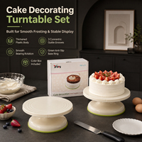 Hochwertige Mehrzweck dekoration Kuchenst änder Kunststoff kuchen Drehst änder Plattenspieler