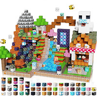 150 Piezas de Bloques de Construcción Magnéticos 3D de Plástico para Niños Mayores de 14 Años, Juego de Construcción Apilable, Juguetes Magnéticos de Aventura, ASTM