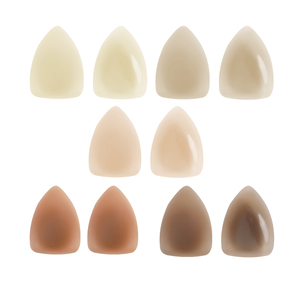Autocollants de poitrine sans couture pour femmes Silicone Triangle poitrine collante couvre-seins couvre-mamelon Invisible Pasties pétale autocollants Patch - Product Image 1