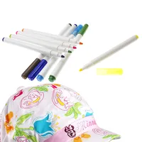 Khy caneta marcadora têxtil com cores vívidas, conjunto de canetas não-tóxicas laváveis