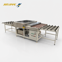 Machine automatique de lavage et de séchage de verre plat horizontal pour le traitement du verre de voiture, des miroirs, des fenêtres, des portes et des meubles