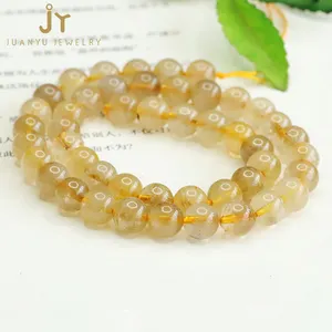 Precious Stone Gemstones and Crystals Bracelets Crystal Beads Bracelets Wholesale Jewelry Stone Rutilated Quartz Bracelets