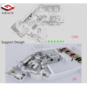 GRACEステンレススチール制の商业キッチン用品セット、ファストフードレストラン、インダストリアルキッチン、ケータリングに最适 - Product Image 4