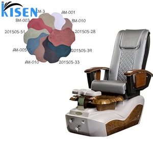 Fauteuil de pédicure de luxe Kisen Gold Queen à dossier haut, personnalisable avec logo et couleur, vente en gros - Product Image 4