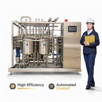 Pasteurisateur à plaques UHT Ace 500L pour lait de soja et pulpe de fruits
