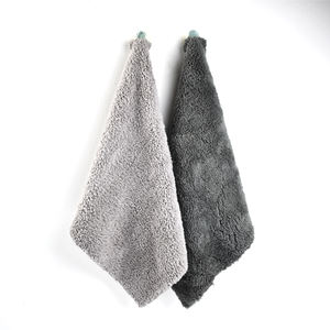 Toalla de microfibra para el cuidado del coche, toalla de limpieza de microfibra para el cuidado del automóvil, de secado automático, con forro polar Coral, 70 y 30 unidades, venta al por mayor - Product Image 6