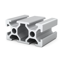 Profilé d'extrusion en aluminium à fente en T HD-OB2040B-D 20x40 6063-T5 pour cadres d'automatisation industrielle, établis et systèmes de convoyage