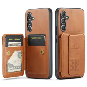 High Quality PU Leather Multifunctional Mobile Phone Case For Samsung Galaxy A54 A34 A24 Rfid Blocking Cellphone Back Cover