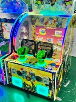 Machine de jeu d'arcade interactive commerciale à monnayeur pour 2 joueurs, tir de balles, pour enfants, idéale pour les centres commerciaux