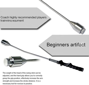 OEW कस्टम गोल्फ स्विंग व्यायाम छड़ी रॉड गोल्फ प्रशिक्षण एड्स गोल्फ स्विंग को सही बांह बैंड गर्म अप स्विंग पकड़ प्रशिक्षण अभ्यास - Product Image 2