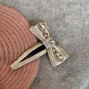 Pinza para el pelo de tela con lazo de 9 cm, pinza dulce para bebé, pinza para flequillo lateral, accesorio para el pelo para fiesta - Product Image 6