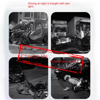 Bande réfléchissante prismatique à haute réflectivité, autocollant réflecteur, bande réfléchissante blanche et jaune pour le marquage des camions, des remorques et des voitures