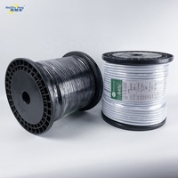 Fil électrique souple torsadé en cuivre pur 99,9 % isolé PVC 28AWG VW-1 avec certification