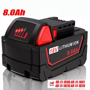 Paquete de Batería de Repuesto de Iones de Litio de 8Ah 9Ah con Kit Combinado de Cargador de 18V Recargable para Herramientas Eléctricas - Product Image 2