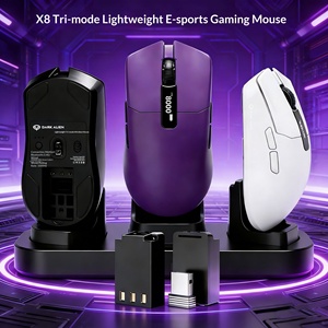 <span class=keywords><strong>Mouse</strong></span> Wireless Bluetooth X8 <span class=keywords><strong>con</strong></span> Schermo, 1000HZ, per E-sports e Ufficio, Design Leggero e Commutabile - Product Image 5