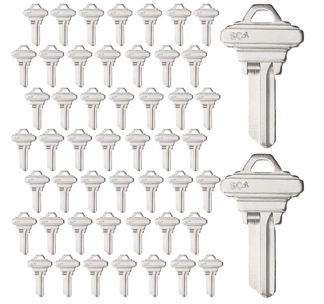 SC4 Key บ้านเปล่ากุญแจประตูบ้านเปล่าDuplicatorการทําสําเนาสําหรับตัดเครื่องมือช่างทํากุญแจกุญแจเปล่า