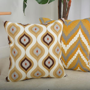 Modern Geometric Throw Pillow <b>Square</b> Decorative Cushion for Sofa Bedroom Home Textile <b>Pillowcase</b> with Insert Included - Product Image 2