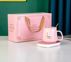 Ensemble <span class=keywords><strong>de</strong></span> tasses à café en céramique promotionnelles - Logo imprimé personnalisé - Vente en gros pour les cadeaux d'entreprise/des employés/des clients - Product Image 3