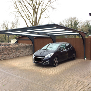Meilleure <span class=keywords><strong>Vente</strong></span> : Abri <span class=keywords><strong>Voiture</strong></span> en Aluminium avec Cadre Métallique, Toit en Polycarbonate Imperméable et Coupe-Vent, Revêtement Poudré, Couleur/Taille Personnalisable, Garantie 10 Ans - Product Image 6