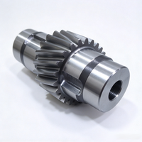 Arbre de transmission hélicoïdal en acier usiné CNC de précision personnalisable, pièces usinées sur mesure