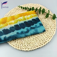 Kain Linen 100% Tenun Cetak Cat Air 130GSM Lembut Ramah Lingkungan Bernapas untuk Gaun Wanita, Anak Perempuan, Anak Laki-Laki, Kemeja, Sprei, dan Perlengkapan Rumah