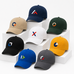 Luxury Cotton Flat Brim <b>Hook</b> And Loop Promotional Hats Caps Embroidered Logo Baseball Caps For Company Branding Events - Product Image 1