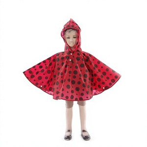 Impermeabile per Bambini con Cappuccio in PEVA, Design Cartoonesco, per Escursioni, Attività all'Aperto, Scuola e Viaggi - Product Image 1