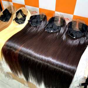 Various Color Human Hair Wig for Women Real Vietnamese Raw Virgin Unprocessed Hair HD/Swiss Lace Front Wigs Full Thickness - Product Image 1