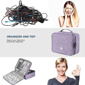 Bolsa para Cables con Divisores Desmontables, Muestra Gratuita, Organizador de Cables para Portátil, Equipo de DJ, Instrumentos de Sonido - Product Image 3