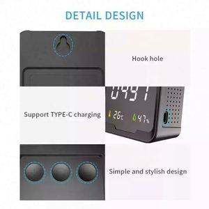 Detector <span class=keywords><strong>Analyzer</strong></span> cho Hydrogen độ tinh khiết khí và CO2 Carbon Dioxide Meter trong nhà CO2 cảm biến và màn hình - Product Image 6