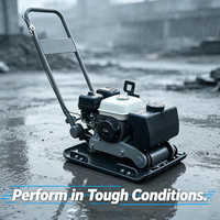 Compacteur professionnel haute fréquence pour moteur diesel, idéal pour les fossés, les fondations, l'aménagement paysager et les allées.