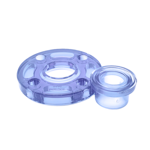 Accesorios de tubería de plástico transparente Pn16 Válvula de retención de adaptador de brida Upvc para tubería de conexión de <span class=keywords><strong>Pvc</strong></span> - Product Image 3