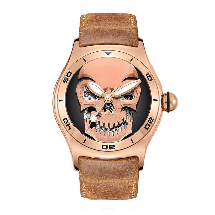 สีโรสโกลด์ + สายหนัง